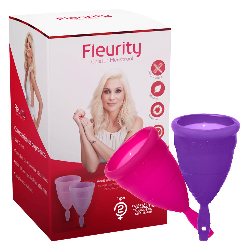 Coletor Menstrual Fleurity - Tipo 2 - Kit Com 2 Coletores é bom? Vale a pena?