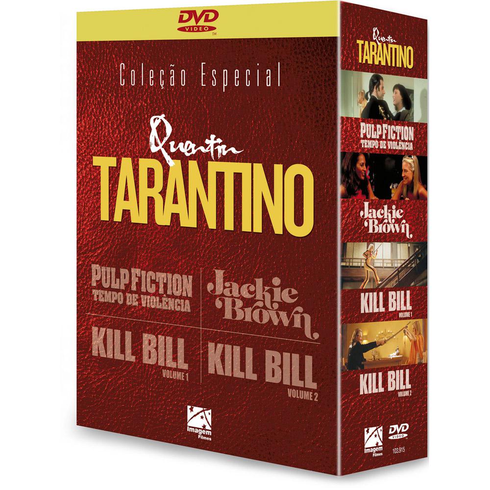 Coleção DVD Tarantino: Pulp Fiction, Jackie Brown, Kill Bill 1 e 2 (4 DVDs) é bom? Vale a pena?