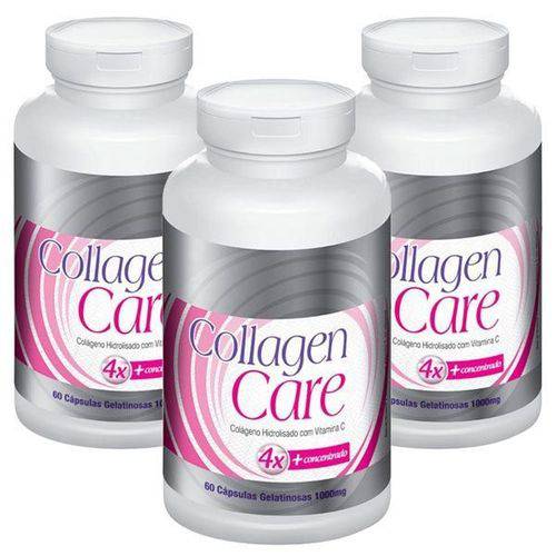 Collagen Care Original Colágeno Hidrolisado + Vitamina C 4X + Concentrado - 03 Potes é bom? Vale a pena?