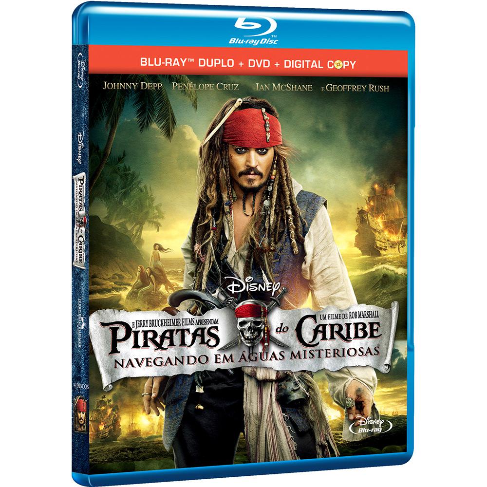 Combo Blu-ray Duplo + DVD + Digital Copy Piratas do Caribe 4 (4 Discos) é bom? Vale a pena?
