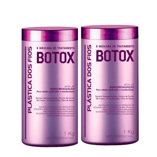 Combo 2 Botox Plastica dos Fios Original 1kg é bom? Vale a pena?