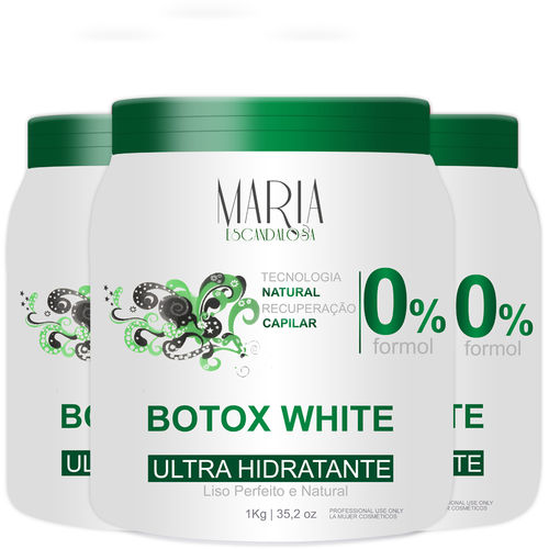 Combo 3 Botox White Orgânico Maria Escandalosa - 1kg é bom? Vale a pena?