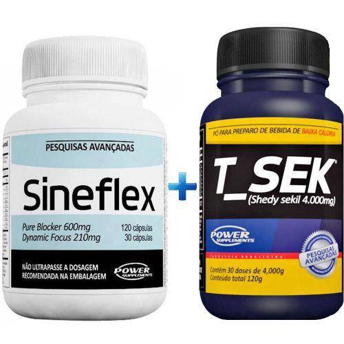 Kit - Sineflex 150 Caps + T_Sek 120g - Power Supplements é bom? Vale a pena?