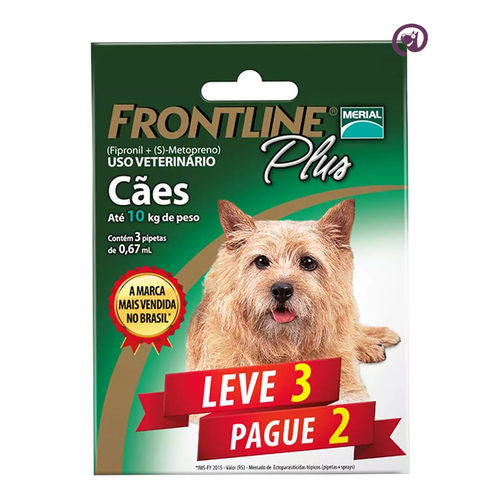 Combo Frontline Plus Cães Até 10kg Merial 3 Pipetas é bom? Vale a pena?