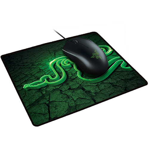 Combo Gamer Mouse Abyssus Green 2000 Dpi + Mousepad Goliathus Small Fissure - Razer é bom? Vale a pena?
