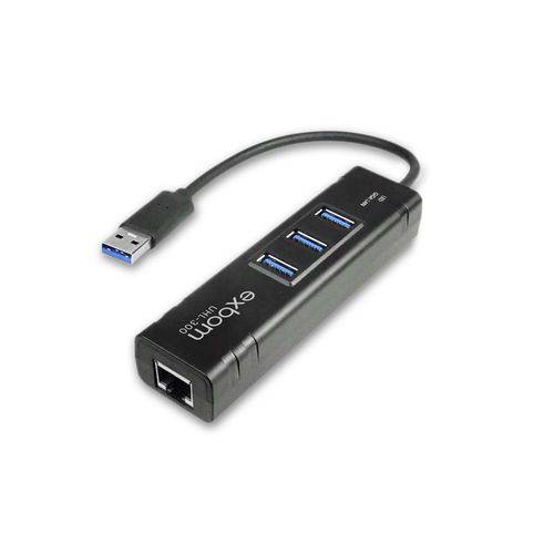Combo Hub USB 3.0 Expansão de 3 Portas USB 3.0 5 Gbps + Entrada Gigabit Ethernet RJ45 Até 1000Mbps é bom? Vale a pena?