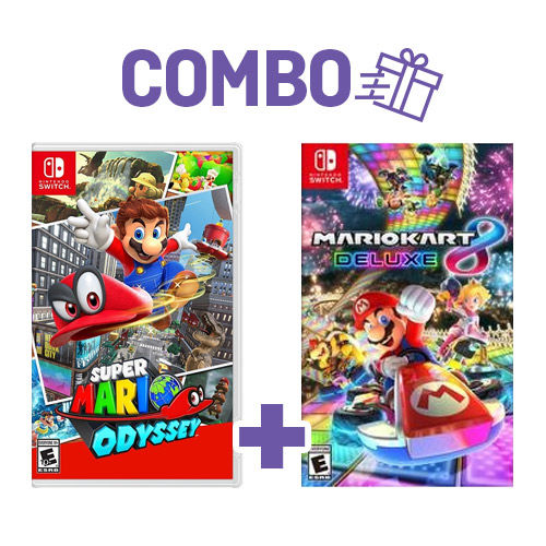 Combo Super Mario Odyssey + Mario Kart 8 Deluxe - Switch é bom? Vale a pena?
