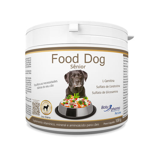 Complemento Alimentar Food Dog Sênior 100g é bom? Vale a pena?