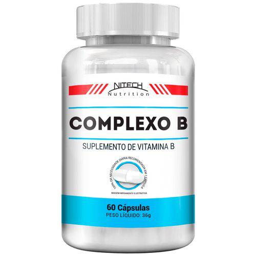 Complexo B - 60 Cápsulas - Nitech Nutrition é bom? Vale a pena?