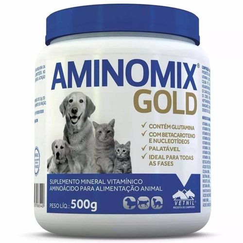 Complexo Mineral Aminomix Gold 500g Vetnil é bom? Vale a pena?