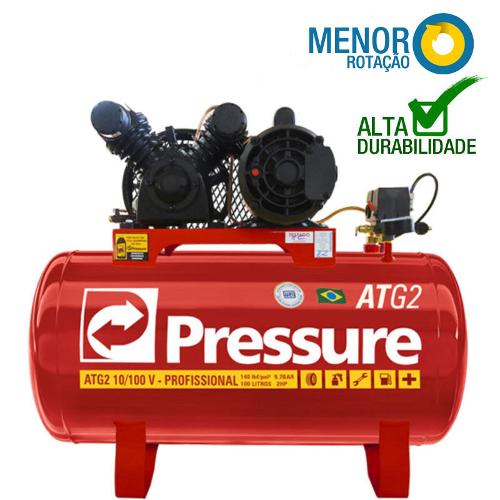 Compressor de Ar Monofásico 10 Pés 100 Litros 110/220v Atg2 Pressure é bom? Vale a pena?