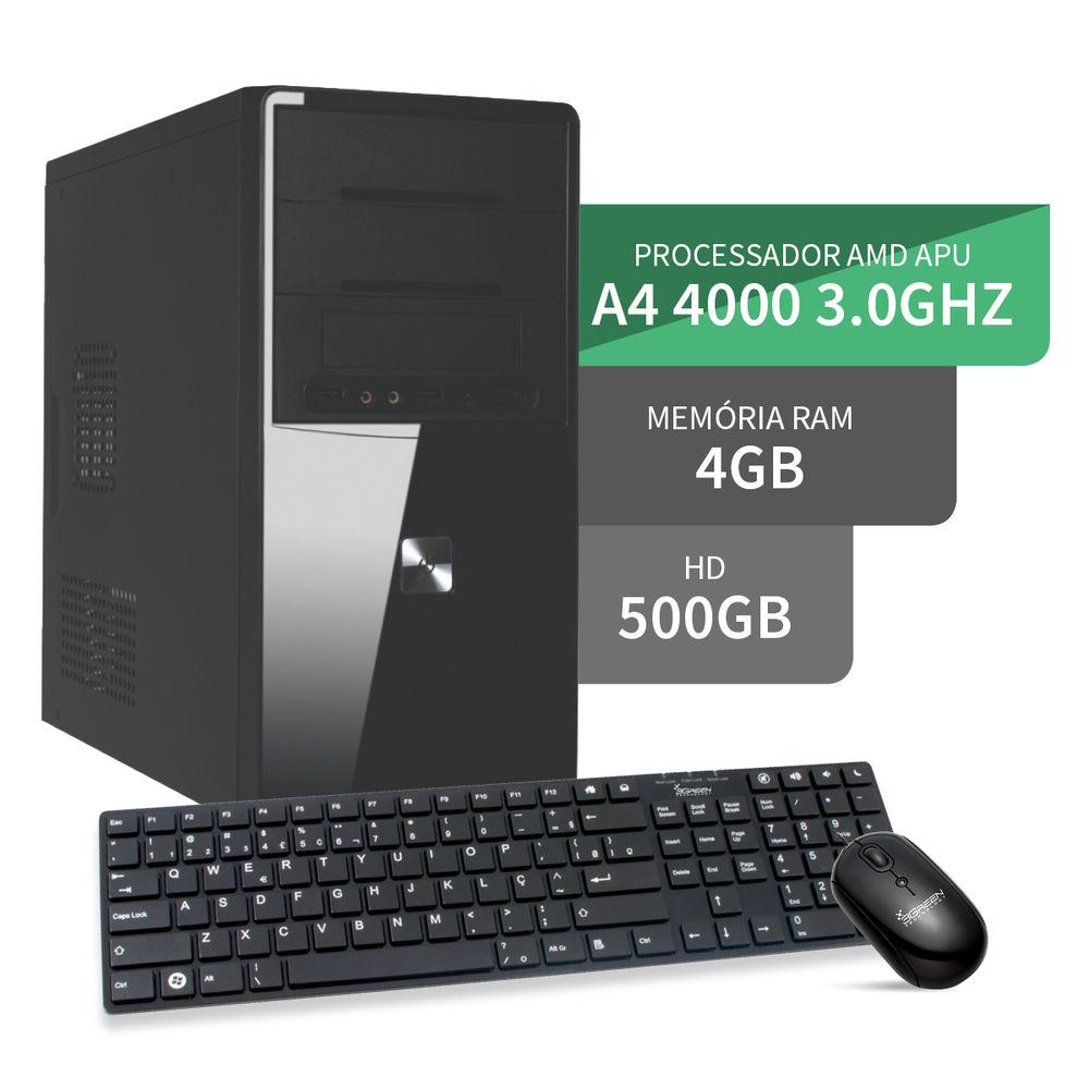 Computador A4 4000 4gb Ddr3 Hd 500gb 3green Triumph Business Desktop é bom? Vale a pena?