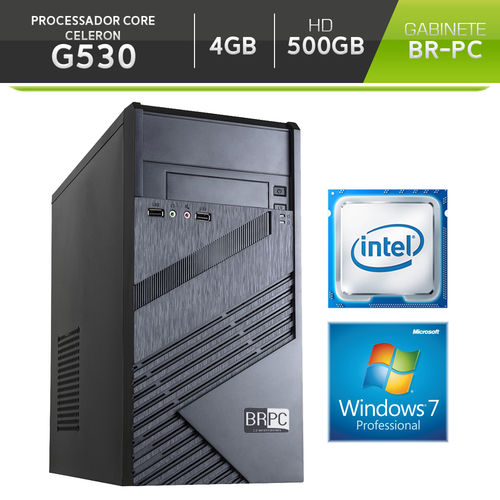 Computador BR One Desktop Celeron G530 4GB HD 500GB Windows 7 Pro é bom? Vale a pena?