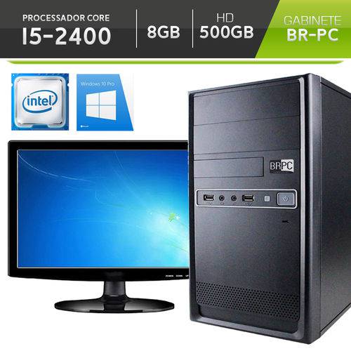 Computador BR-pc com Monitor Led 15,6 Intel Core I5-2400 8GB HD 500GB Windows 10 Pro é bom? Vale a pena?