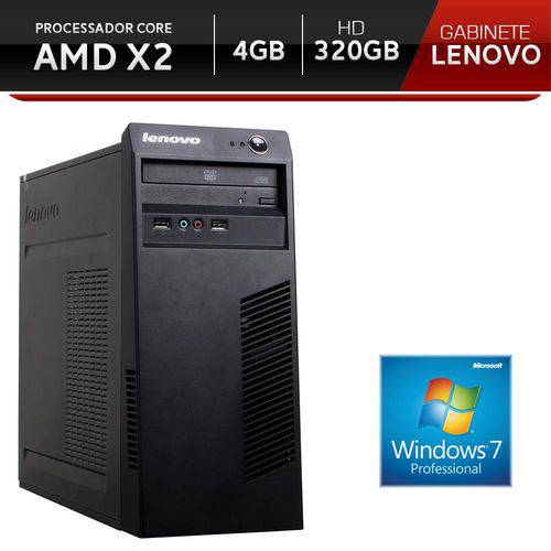 Computador BR-Pc Desktop Amd X2 3.2ghz 4GB HD 320GB Windows 7 Pro é bom? Vale a pena?