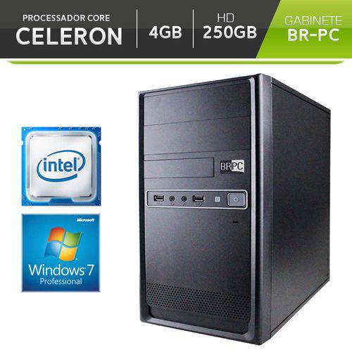 Computador Br-pc Intel Celeron 4gb Hd 320gb Windows 7 Pro é bom? Vale a pena?