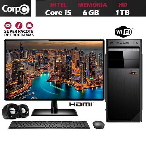 Computador com Monitor 19.5" LED CorpC Intel Core I5 6GB HD 1TB Wifi é bom? Vale a pena?