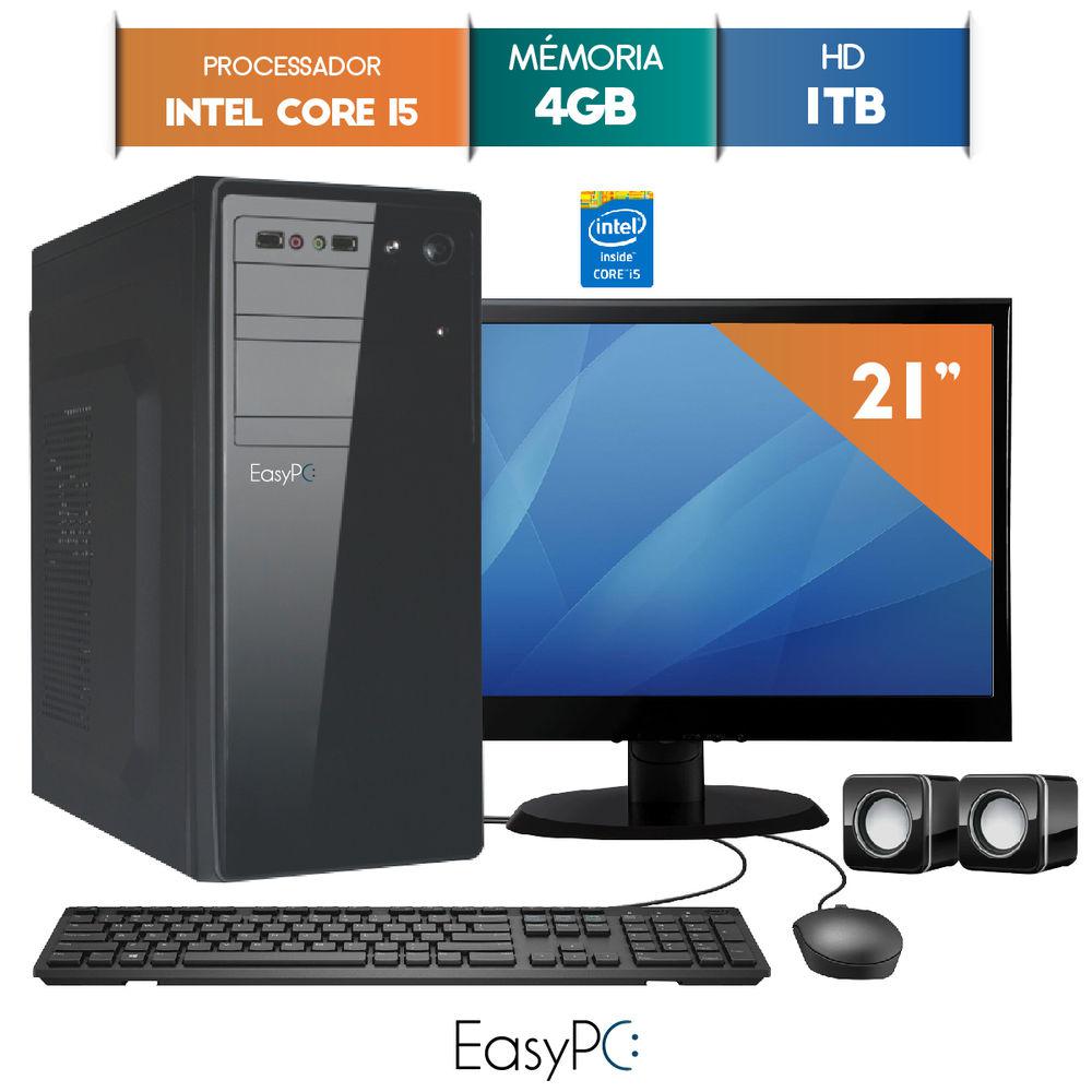 Computador Com Monitor Led 21 Easypc Intel Core I5 4gb Hd 1tb é bom? Vale a pena?