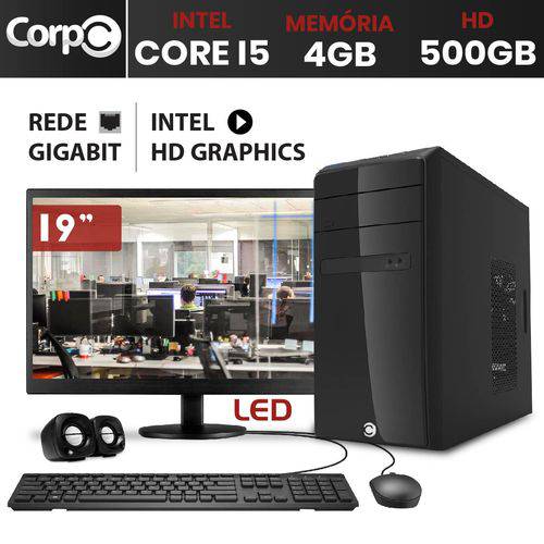 Computador com Monitor LED 19.5" CorpC Intel Core I5 4GB HD 500GB HDMI é bom? Vale a pena?
