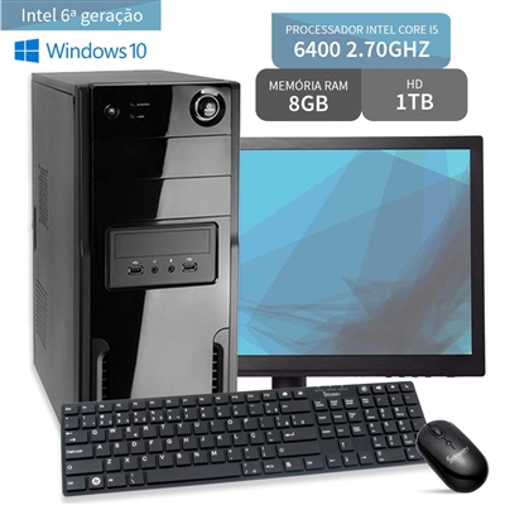 Computador Core I5 6 Geração 8gb Hd 1tb Suporte Led 21.5" Windows 10 3green Evolution Fun Desktop é bom? Vale a pena?
