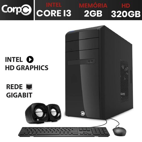 Computador Corpc Intel Core I3 2gb HD 320gb é bom? Vale a pena?