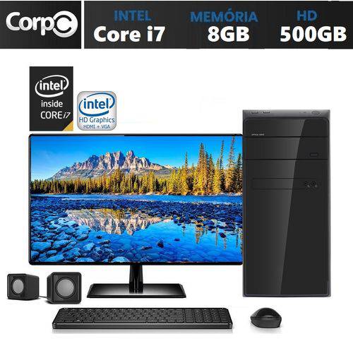 Computador CorPC Intel Core I7 8GB DDR3 HD 500GB Monitor LED 19.5 é bom? Vale a pena?