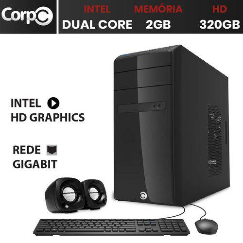 Computador Corpc Intel Dual Core 2.41 2gb HD 320gb é bom? Vale a pena?