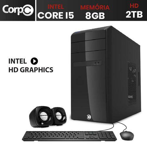 Computador Desktop CorpC Intel Core I5 8GB HD 2TB HDMI Full HD é bom? Vale a pena?