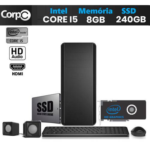 Computador Desktop CorpC Intel Core I5 8GB SSD 240GB Saída HDMI Full HD é bom? Vale a pena?
