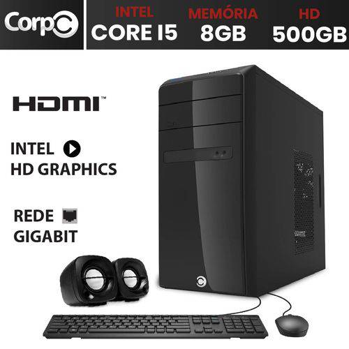 Computador Desktop CorpC Intel Core I5 3.2Ghz 8GB HD 500GB HDMI Full HD é bom? Vale a pena?
