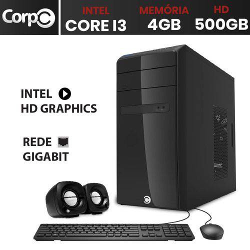 Computador Desktop CorpC Line Intel Core I3 4GB HD 500GB HDMI Full HD Mouse Teclado e Caixa de Som é bom? Vale a pena?