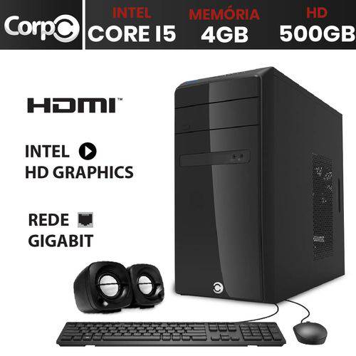 Computador Desktop CorpC Line Intel Core I5 3.3Ghz 4GB HD 500GB Saída HDMI Full é bom? Vale a pena?