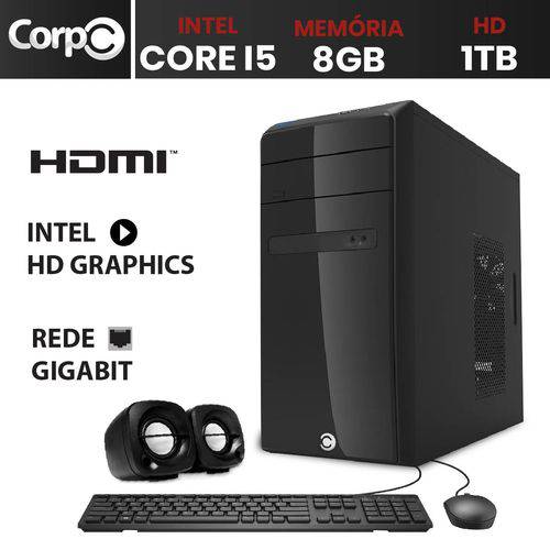 Computador Desktop Corpc Line Intel Core I5 3.3Ghz 8GB HD 1TB HDMI Full HD é bom? Vale a pena?