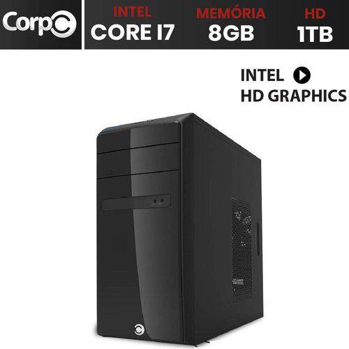 Computador Desktop CorPC Line Intel Core I7 3.8Ghz 8GB HD 1TB Gráficos Intel HDMI Full HD é bom? Vale a pena?