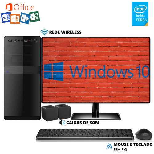 Computador Easypc Microsoftpack Intel Core I3 4gb HD 500gb Monitor 19.5 Led Wifi Windows 10 e Bivolt é bom? Vale a pena?