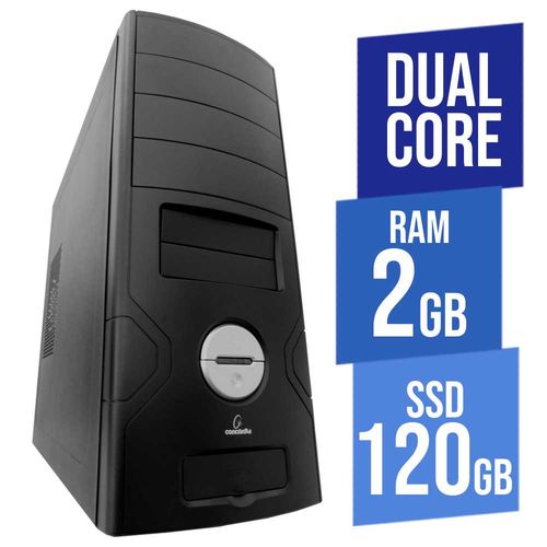 Computador Empresarial Concordia Desktop Dual Core 2gb Ssd 120gb é bom? Vale a pena?