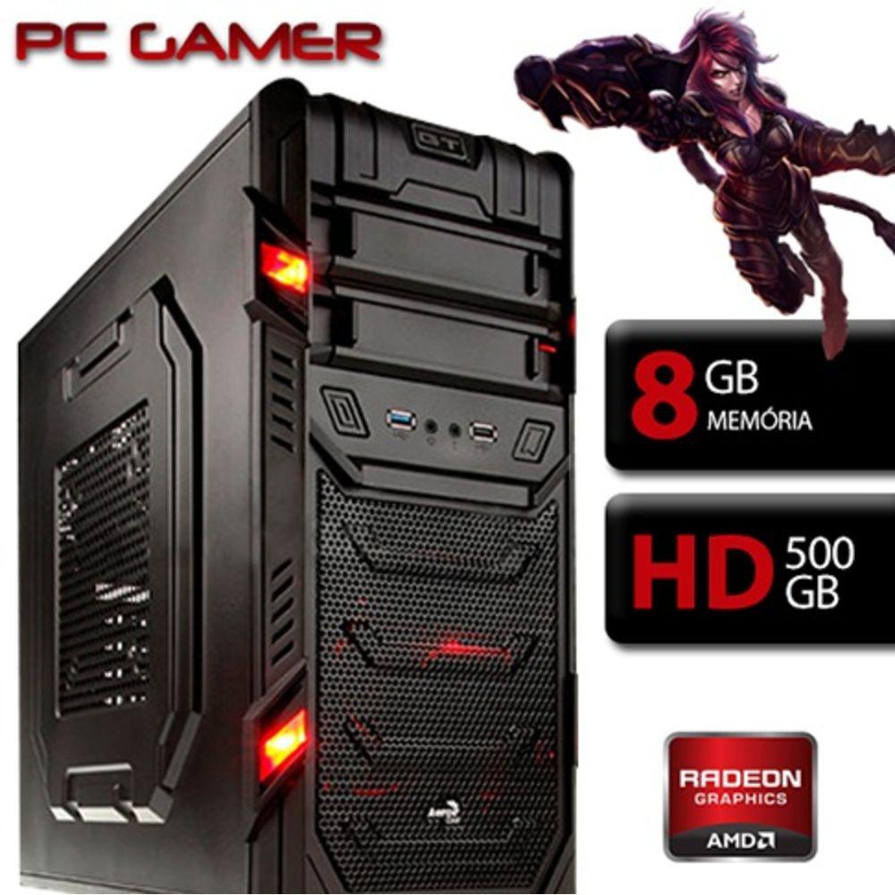 Computador Gamer Aerocool AMD A4 7300, Radeon HD 8470D, 8GB Ram, HD 500GB é bom? Vale a pena?