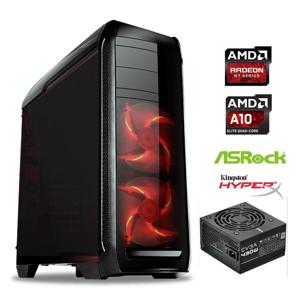 Computador Gamer Amd Quad Core A10 7860K 8GB Hyperx HD 1TB Radeon R7 2GB Evga 430W 3GREEN Titan é bom? Vale a pena?