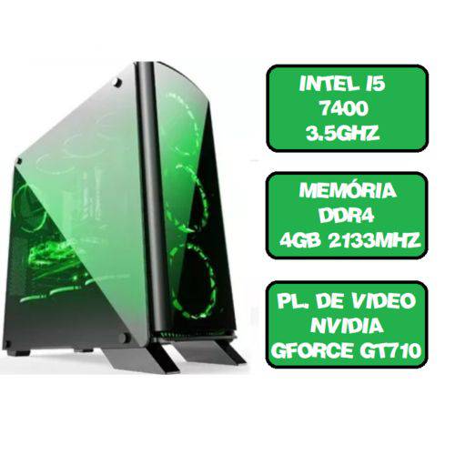 Computador Gamer Intel I5 7400 Quad 3.5 Ghz HDMI 4Gb Nvidia Gforce GT710 é bom? Vale a pena?