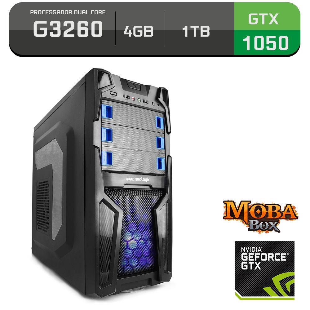 Computador Gamer Neologic Moba Box Intel Core G3260, GeForce Gtx 1050, 1Tb, 4Gb, 400w - Nli57680 é bom? Vale a pena?