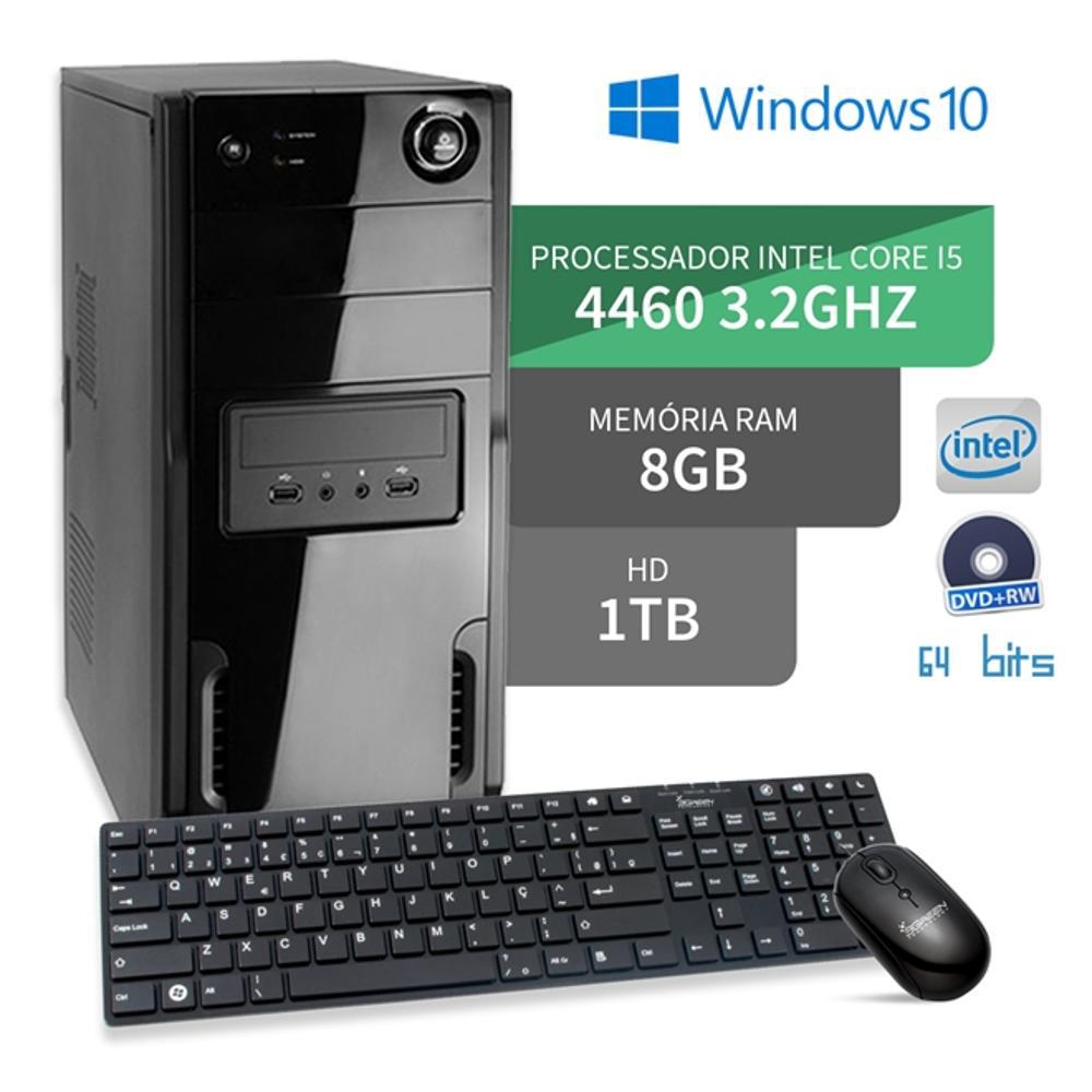 Computador H81 Intel Core I5 8gb Hd 1tb Hdmi Dvd Windows 10 64bits 3green Triumph Business Desktop é bom? Vale a pena?