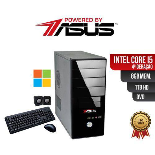 Computador Powered By ASUS Core I5 4 Geração 8gb Ddr3 HD 1Tb DVD Windows + Kit é bom? Vale a pena?