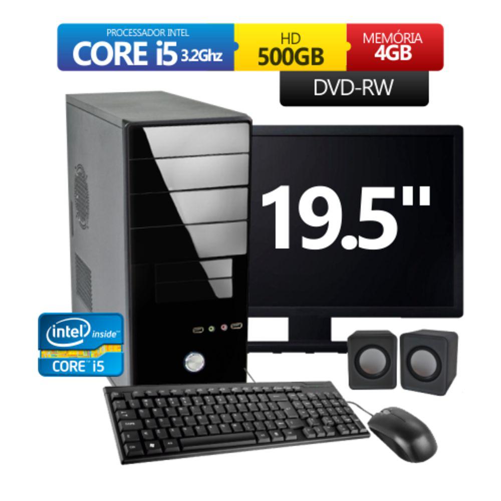 Computador Premium Brazil Intel Core I5 3.20ghz 4gb Ddr3 Hd 500gb Dvdrw Monitor 19.5 + Kit ( Teclado é bom? Vale a pena?