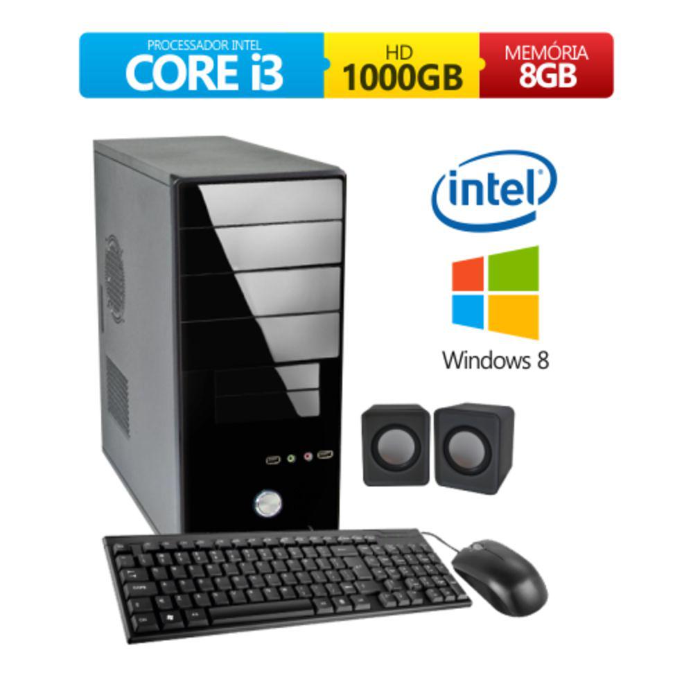 Computador Premium Business Intel Core I3 8gb 1 Tb Com Windows 8 + Kit é bom? Vale a pena?