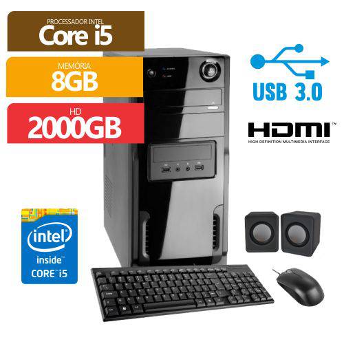 Computador Premium Business Intel Core I5 8gb 2tb Hdmi Usb 3.0 + Kit (mou,tec,caixa) é bom? Vale a pena?