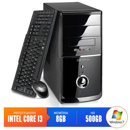 Computador Smart Pc SMT80179 Intel Core I3 8GB 500G Windows 7 é bom? Vale a pena?
