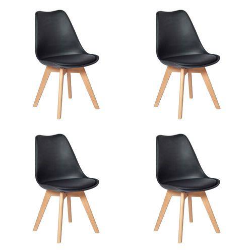 Conjunto 04 Cadeiras Eames Wood Leda Design - Preta é bom? Vale a pena?