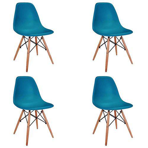 Conjunto 4 Cadeiras Eames Eiffel - Azul é bom? Vale a pena?