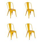 Conjunto 4 Cadeiras Tolix Iron - Design - Amarela é bom? Vale a pena?