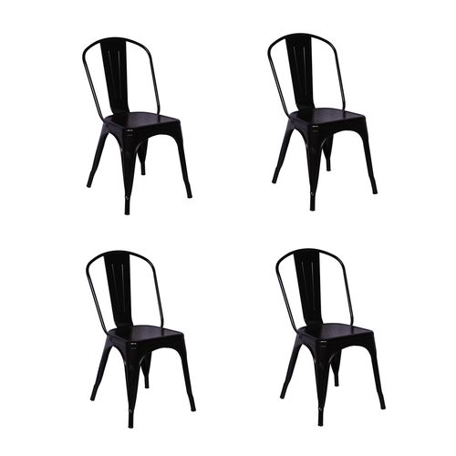 Conjunto 4 Cadeiras Tolix Iron - Design - Preta é bom? Vale a pena?
